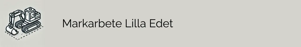 Markarbete Lilla Edet